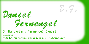 daniel fernengel business card
